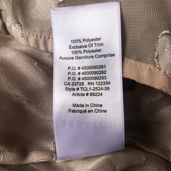 Aritzia Babaton T Shirt Size M Nude Metallic Burnout Sheer Cropped Contemporary - Picture 7 of 7